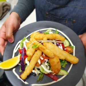 <strong>Crispy Squid / small $15.50 / large $24.50</strong>